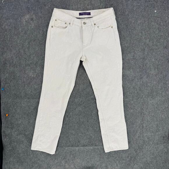 Ralph Lauren Purple Label White Jeans Cotton size 28 - Picture 1 of 6